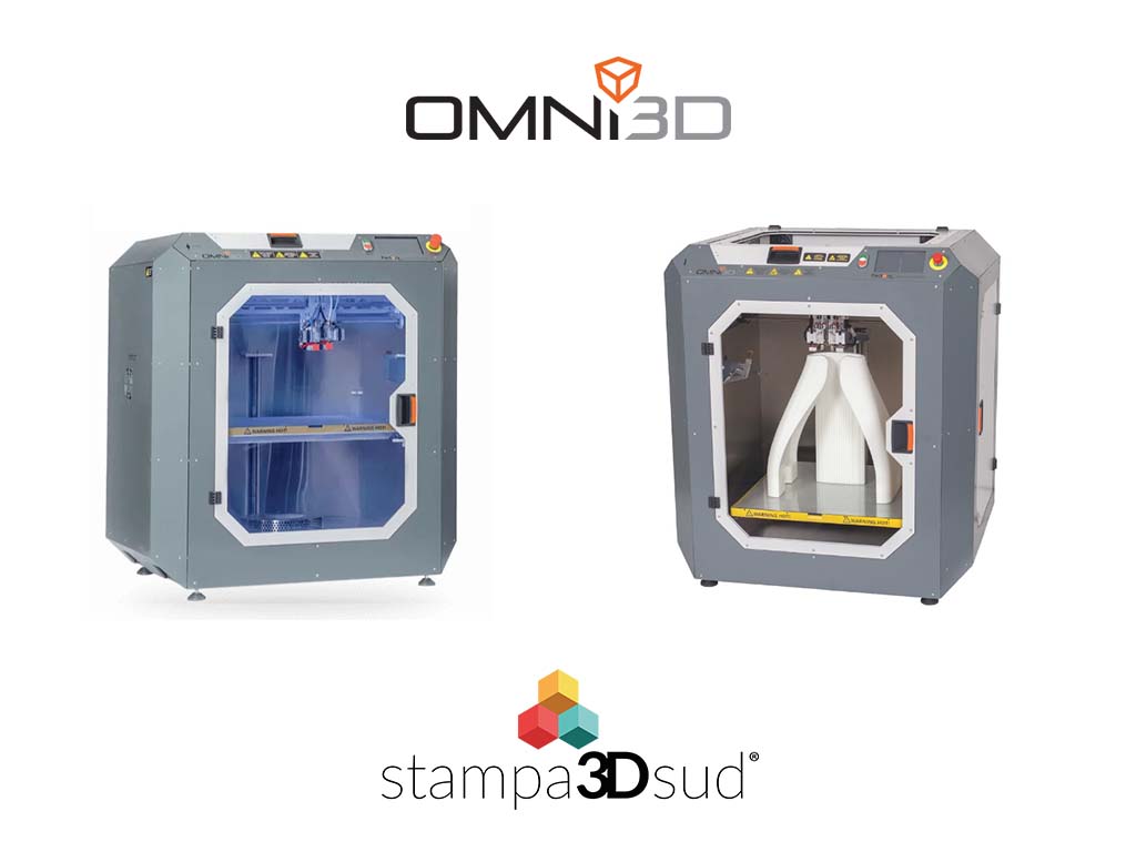 Stampante 3D professionale per l'industria Omni3D Factory 2.0 FDM per l'ingegneria e la prototipazione